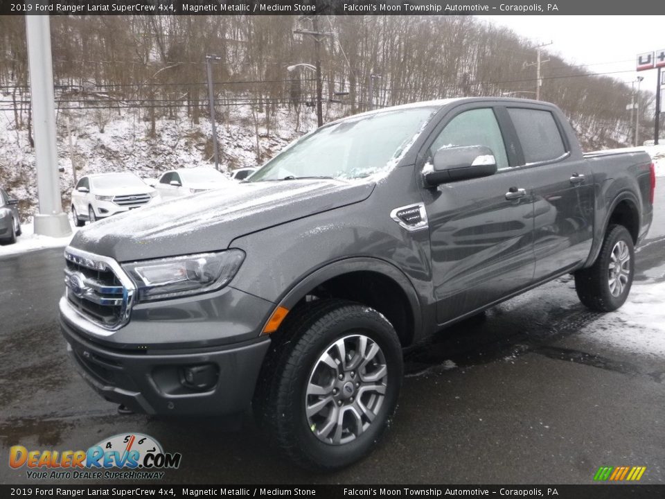 Magnetic Metallic 2019 Ford Ranger Lariat SuperCrew 4x4 Photo #5