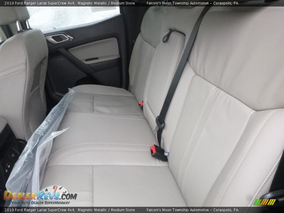 Rear Seat of 2019 Ford Ranger Lariat SuperCrew 4x4 Photo #8