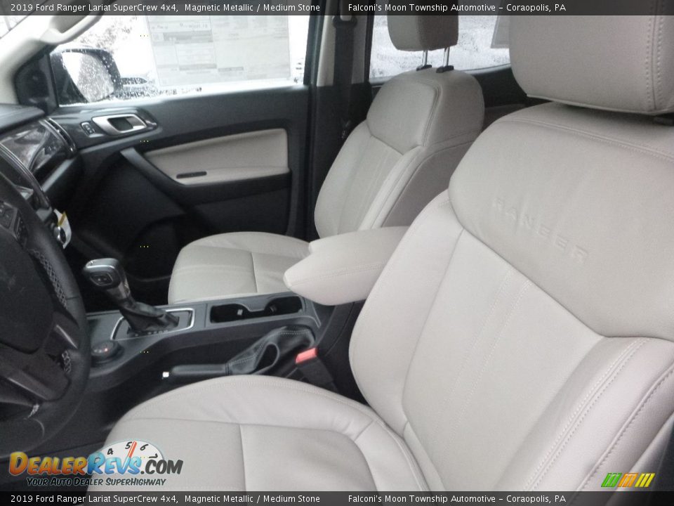Front Seat of 2019 Ford Ranger Lariat SuperCrew 4x4 Photo #9