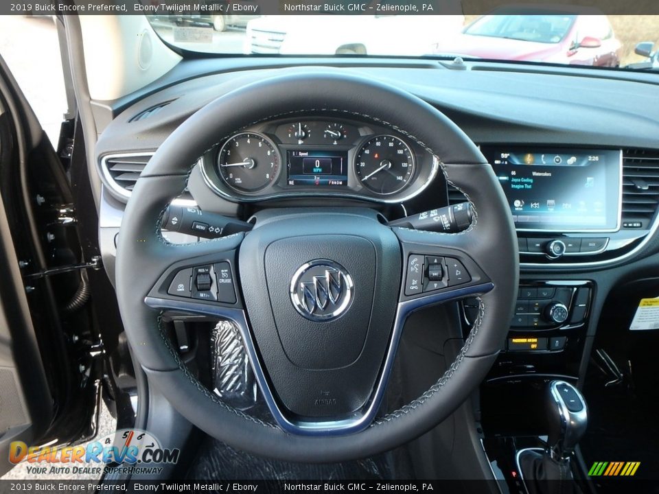 2019 Buick Encore Preferred Ebony Twilight Metallic / Ebony Photo #17