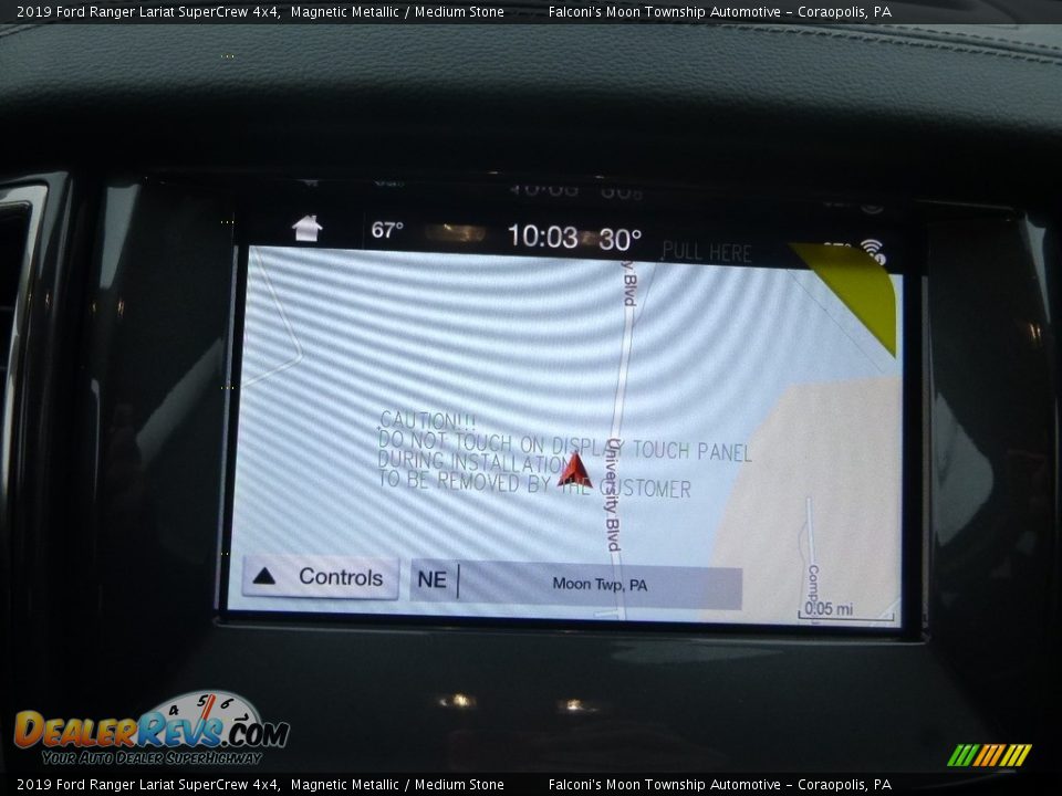 Navigation of 2019 Ford Ranger Lariat SuperCrew 4x4 Photo #12