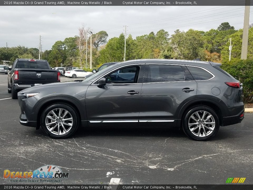 2016 Mazda CX-9 Grand Touring AWD Machine Gray Metallic / Black Photo #2