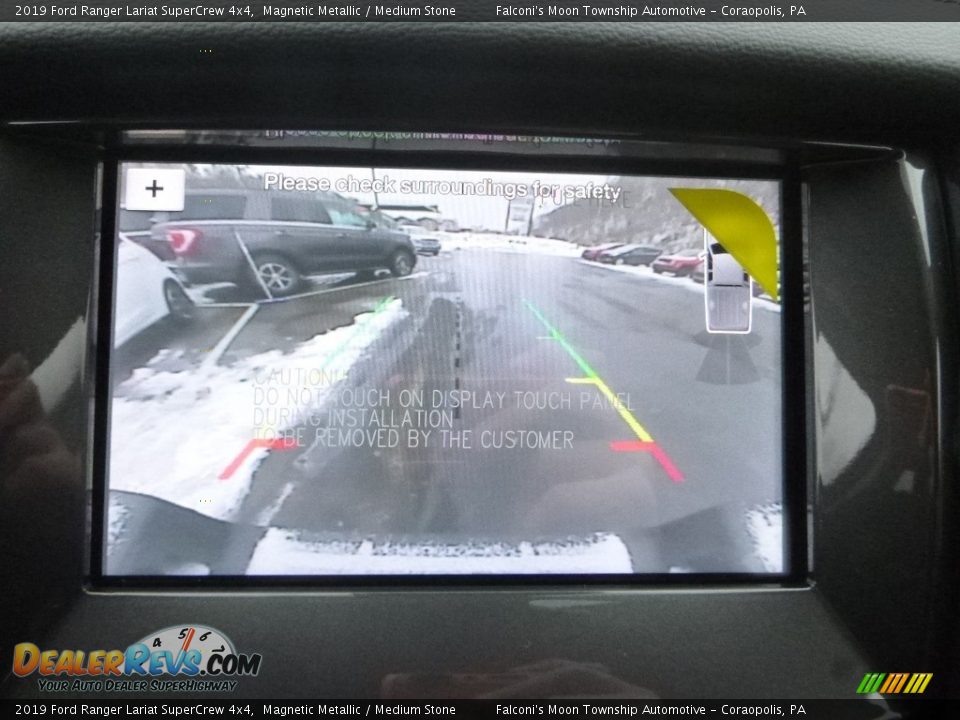 2019 Ford Ranger Lariat SuperCrew 4x4 Magnetic Metallic / Medium Stone Photo #13