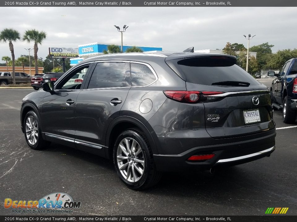 2016 Mazda CX-9 Grand Touring AWD Machine Gray Metallic / Black Photo #3