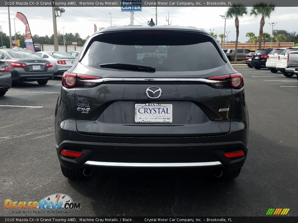 2016 Mazda CX-9 Grand Touring AWD Machine Gray Metallic / Black Photo #4
