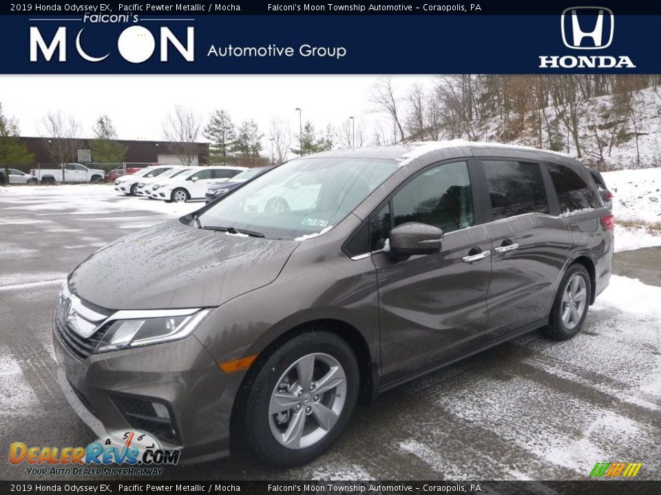 2019 Honda Odyssey EX Pacific Pewter Metallic / Mocha Photo #1