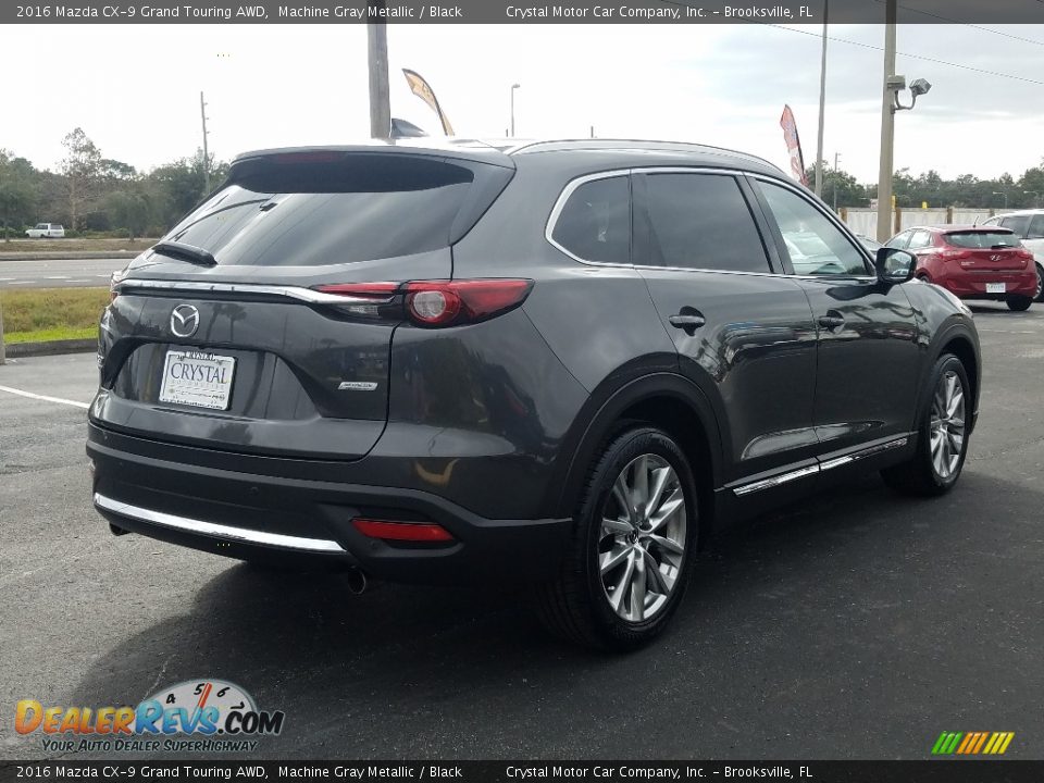 2016 Mazda CX-9 Grand Touring AWD Machine Gray Metallic / Black Photo #5