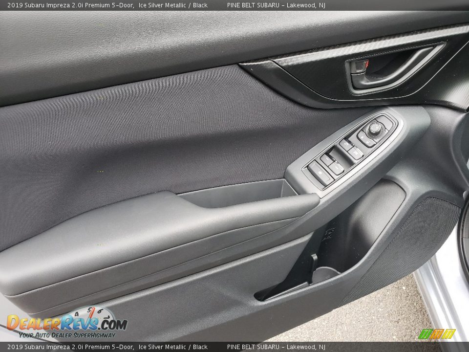 2019 Subaru Impreza 2.0i Premium 5-Door Ice Silver Metallic / Black Photo #8