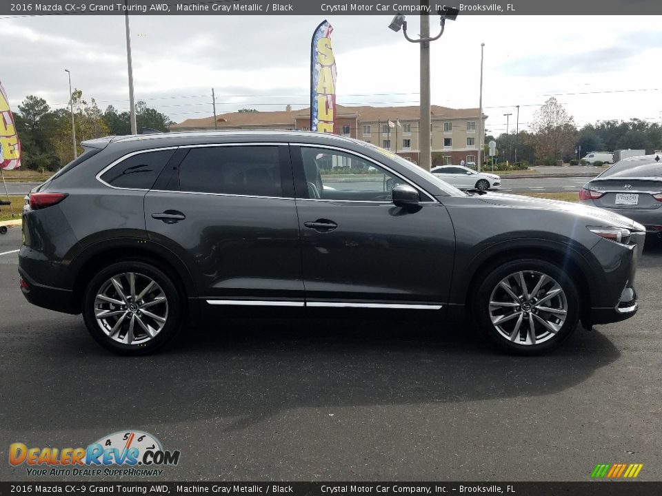 2016 Mazda CX-9 Grand Touring AWD Machine Gray Metallic / Black Photo #6