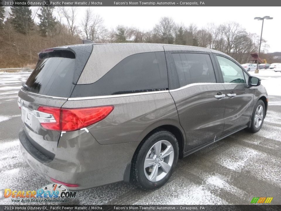 2019 Honda Odyssey EX Pacific Pewter Metallic / Mocha Photo #5