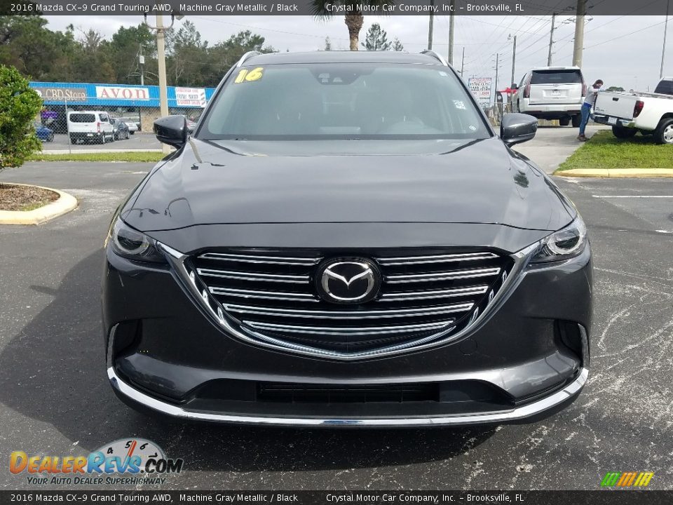 2016 Mazda CX-9 Grand Touring AWD Machine Gray Metallic / Black Photo #8