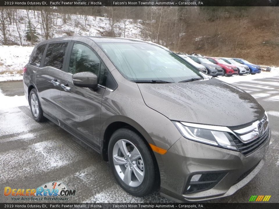 2019 Honda Odyssey EX Pacific Pewter Metallic / Mocha Photo #6
