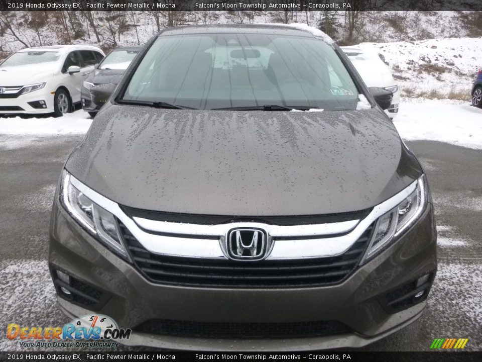 2019 Honda Odyssey EX Pacific Pewter Metallic / Mocha Photo #7