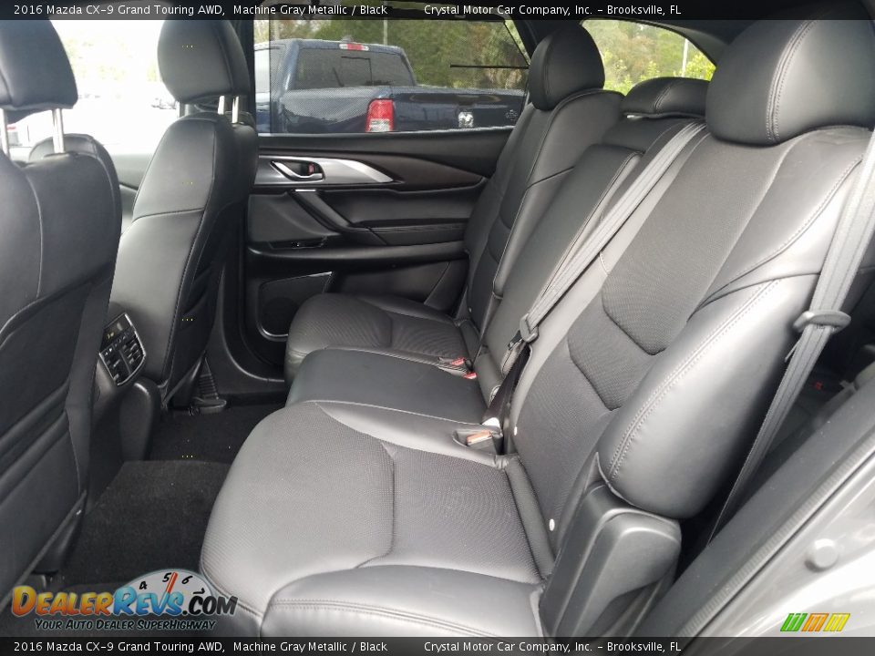 2016 Mazda CX-9 Grand Touring AWD Machine Gray Metallic / Black Photo #10