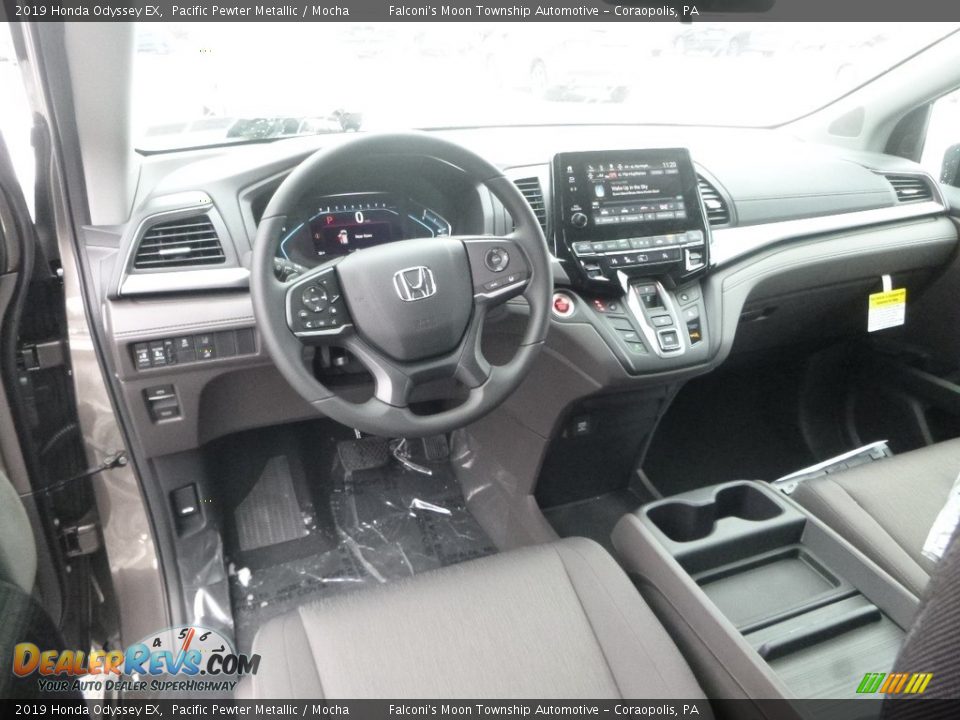 2019 Honda Odyssey EX Pacific Pewter Metallic / Mocha Photo #10