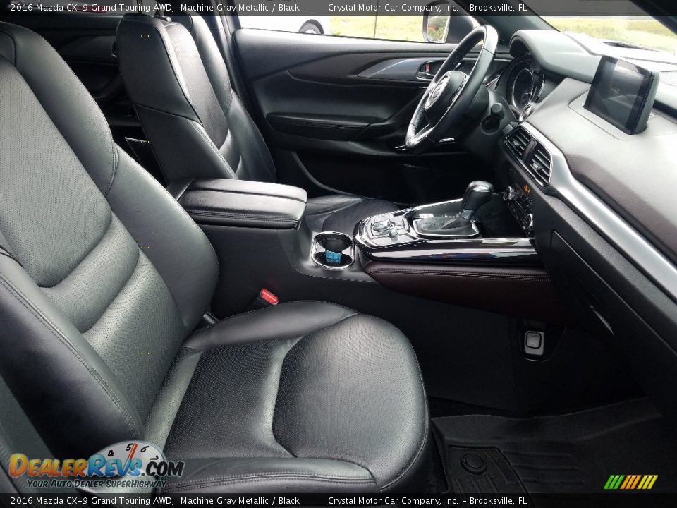 2016 Mazda CX-9 Grand Touring AWD Machine Gray Metallic / Black Photo #13