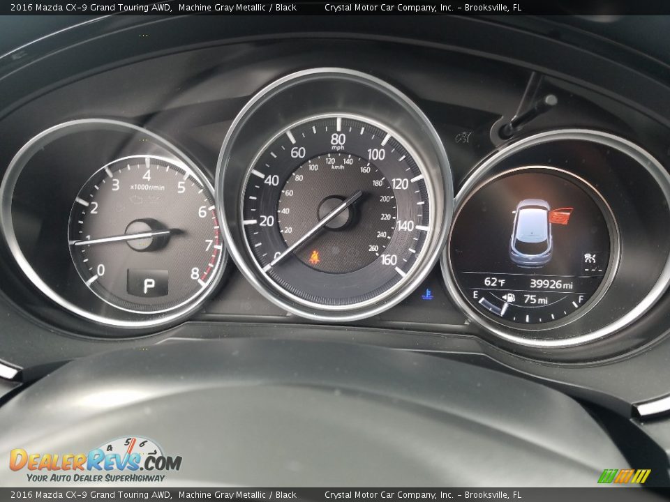 2016 Mazda CX-9 Grand Touring AWD Machine Gray Metallic / Black Photo #15