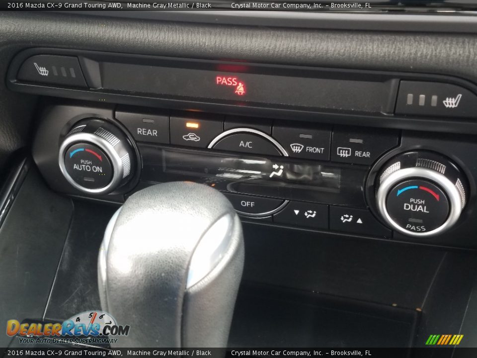 2016 Mazda CX-9 Grand Touring AWD Machine Gray Metallic / Black Photo #17