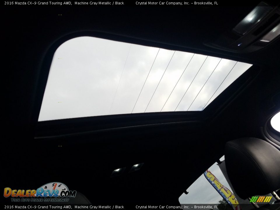 2016 Mazda CX-9 Grand Touring AWD Machine Gray Metallic / Black Photo #19