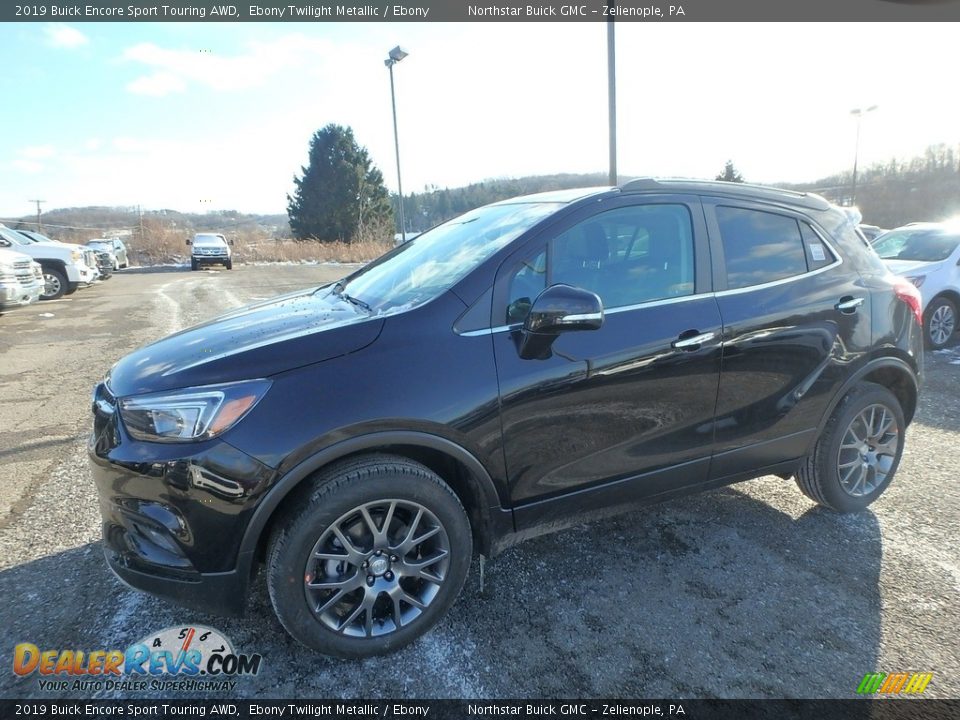 Ebony Twilight Metallic 2019 Buick Encore Sport Touring AWD Photo #1