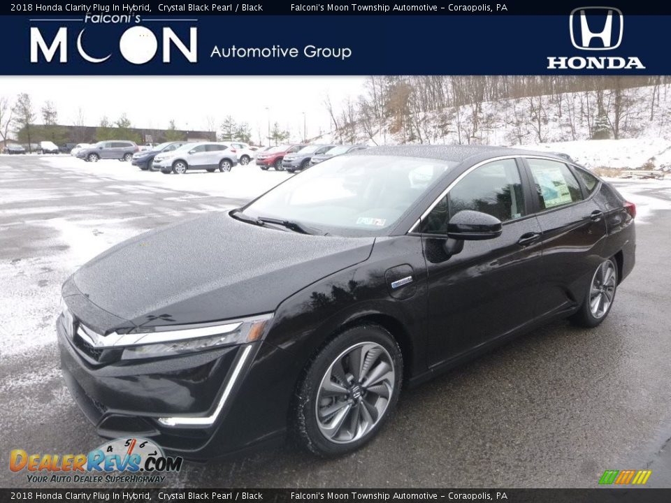 2018 Honda Clarity Plug In Hybrid Crystal Black Pearl / Black Photo #1