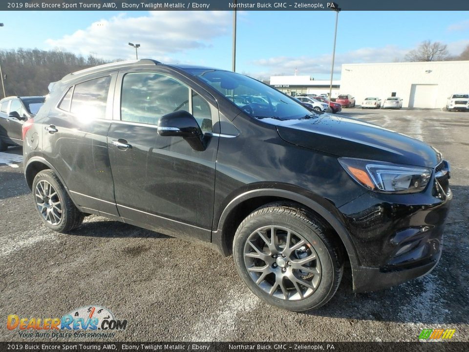 2019 Buick Encore Sport Touring AWD Ebony Twilight Metallic / Ebony Photo #3