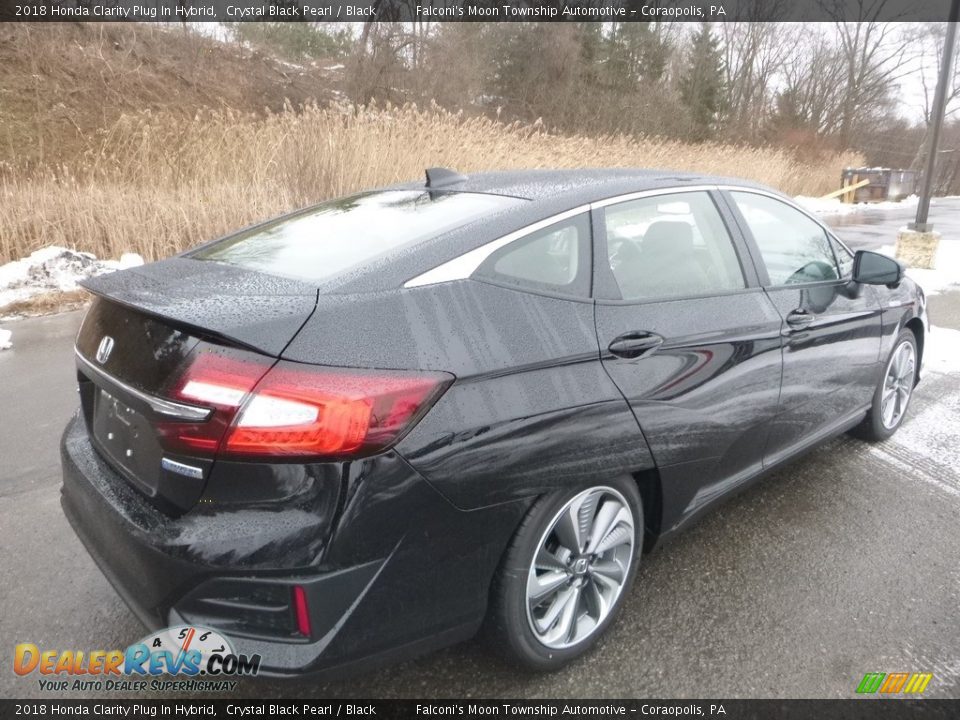 2018 Honda Clarity Plug In Hybrid Crystal Black Pearl / Black Photo #4