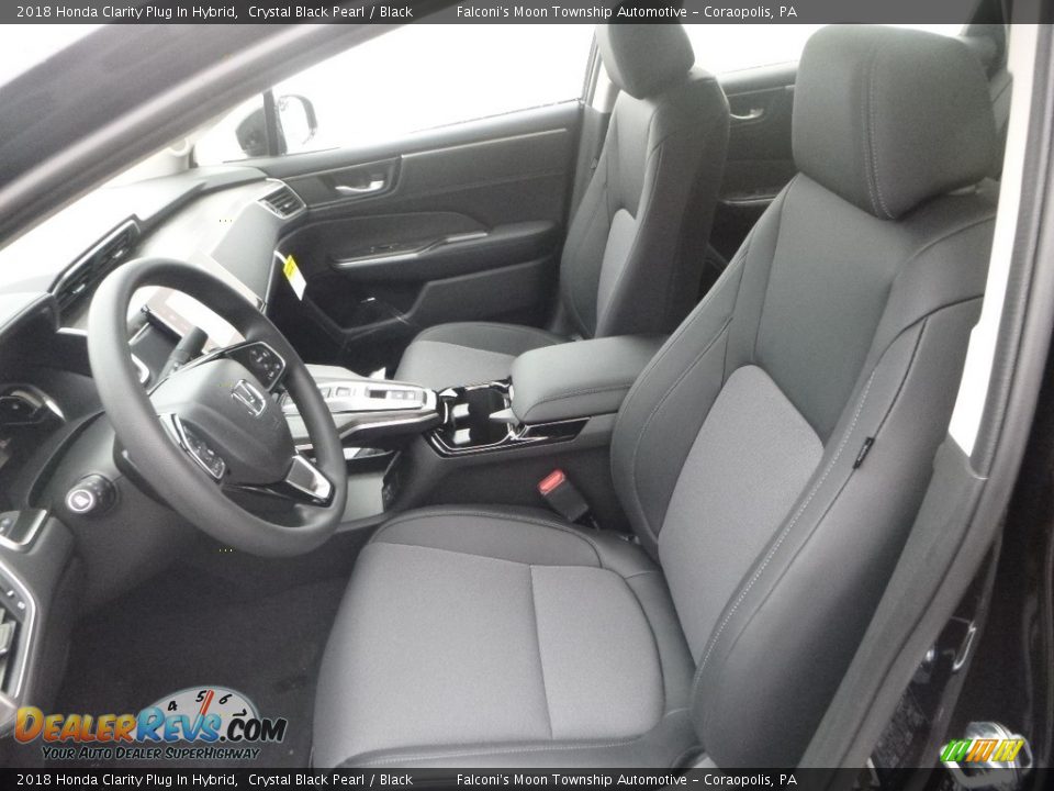 2018 Honda Clarity Plug In Hybrid Crystal Black Pearl / Black Photo #8