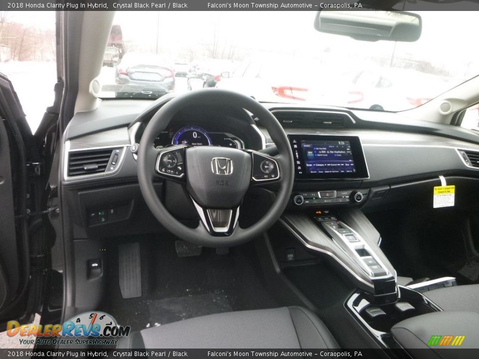 2018 Honda Clarity Plug In Hybrid Crystal Black Pearl / Black Photo #10