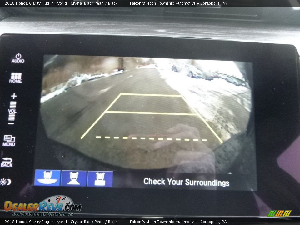 2018 Honda Clarity Plug In Hybrid Crystal Black Pearl / Black Photo #14