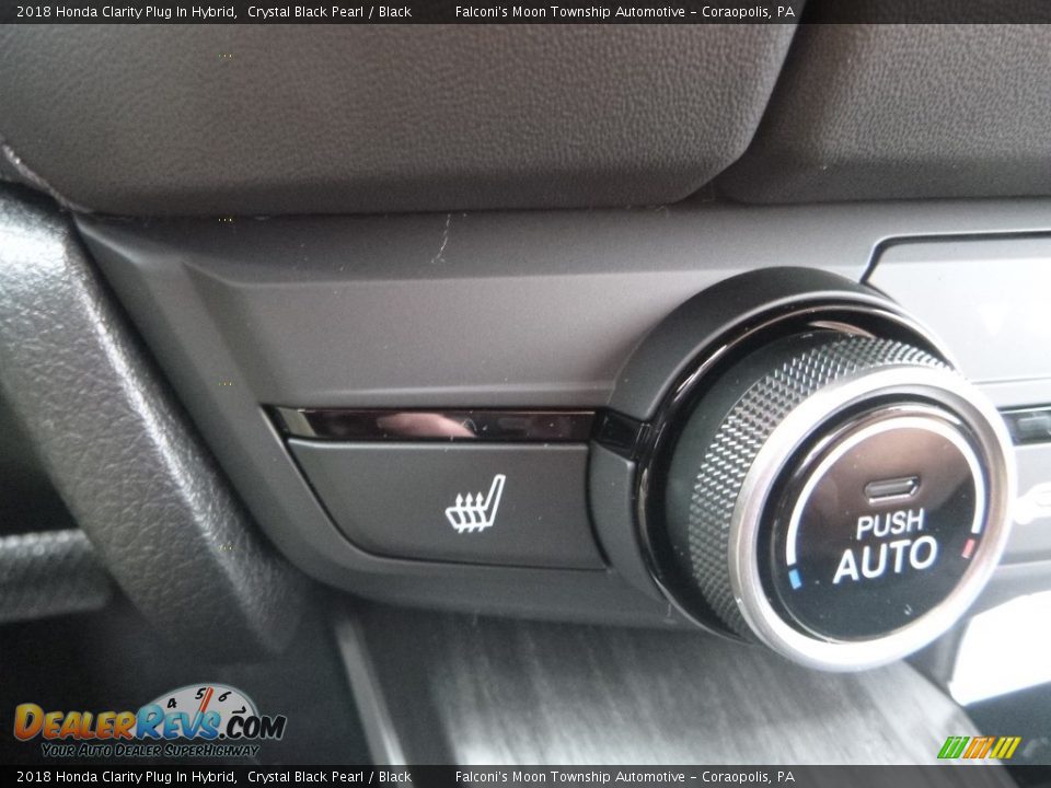 2018 Honda Clarity Plug In Hybrid Crystal Black Pearl / Black Photo #15