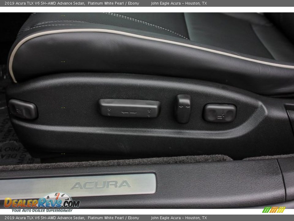 2019 Acura TLX V6 SH-AWD Advance Sedan Platinum White Pearl / Ebony Photo #13