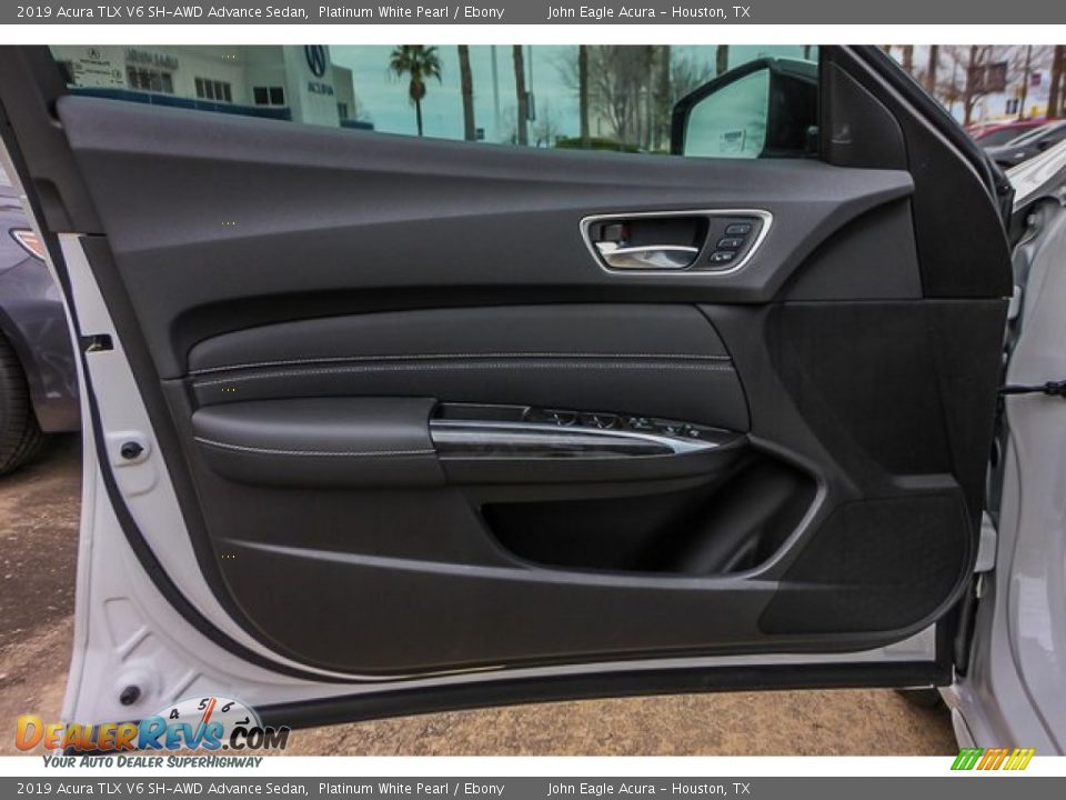 2019 Acura TLX V6 SH-AWD Advance Sedan Platinum White Pearl / Ebony Photo #15