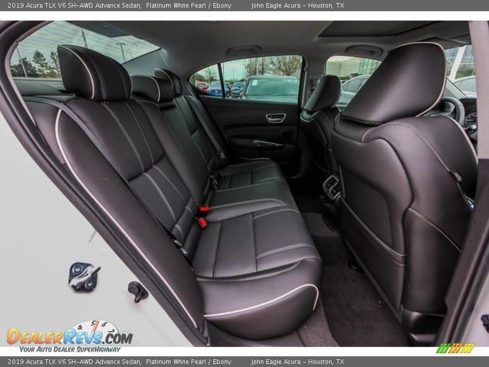2019 Acura TLX V6 SH-AWD Advance Sedan Platinum White Pearl / Ebony Photo #21