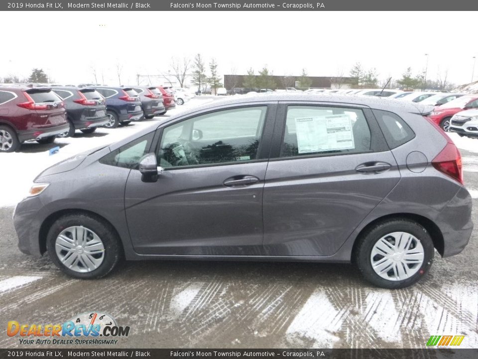 2019 Honda Fit LX Modern Steel Metallic / Black Photo #3