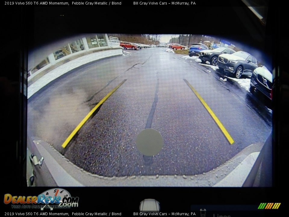 2019 Volvo S60 T6 AWD Momentum Pebble Gray Metallic / Blond Photo #14