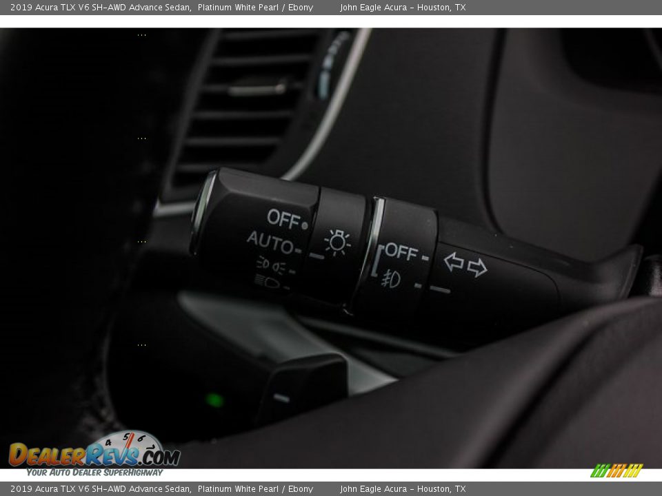 2019 Acura TLX V6 SH-AWD Advance Sedan Platinum White Pearl / Ebony Photo #34