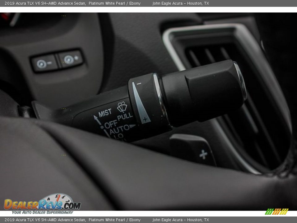 2019 Acura TLX V6 SH-AWD Advance Sedan Platinum White Pearl / Ebony Photo #35