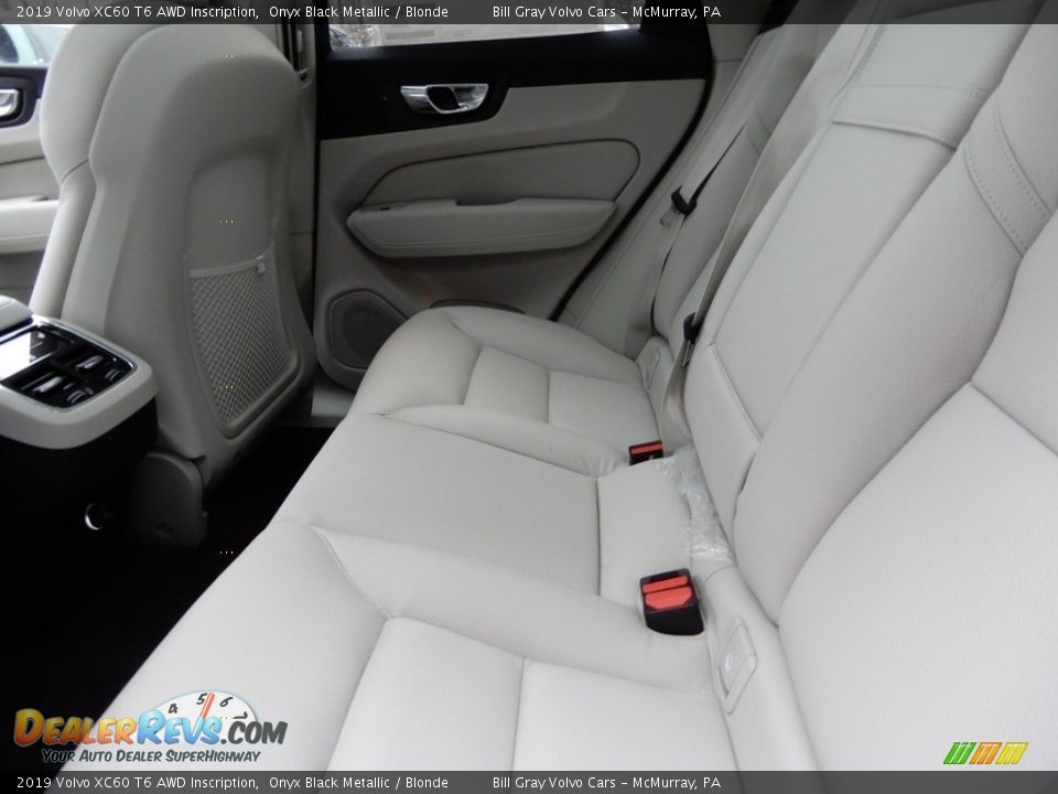 2019 Volvo XC60 T6 AWD Inscription Onyx Black Metallic / Blonde Photo #8