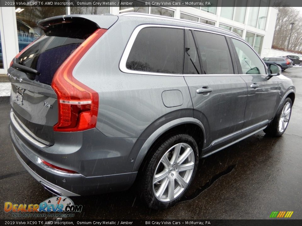 2019 Volvo XC90 T6 AWD Inscription Osmium Grey Metallic / Amber Photo #2