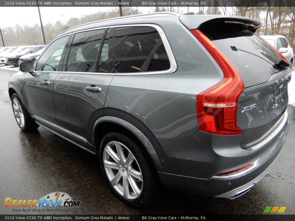 2019 Volvo XC90 T6 AWD Inscription Osmium Grey Metallic / Amber Photo #4