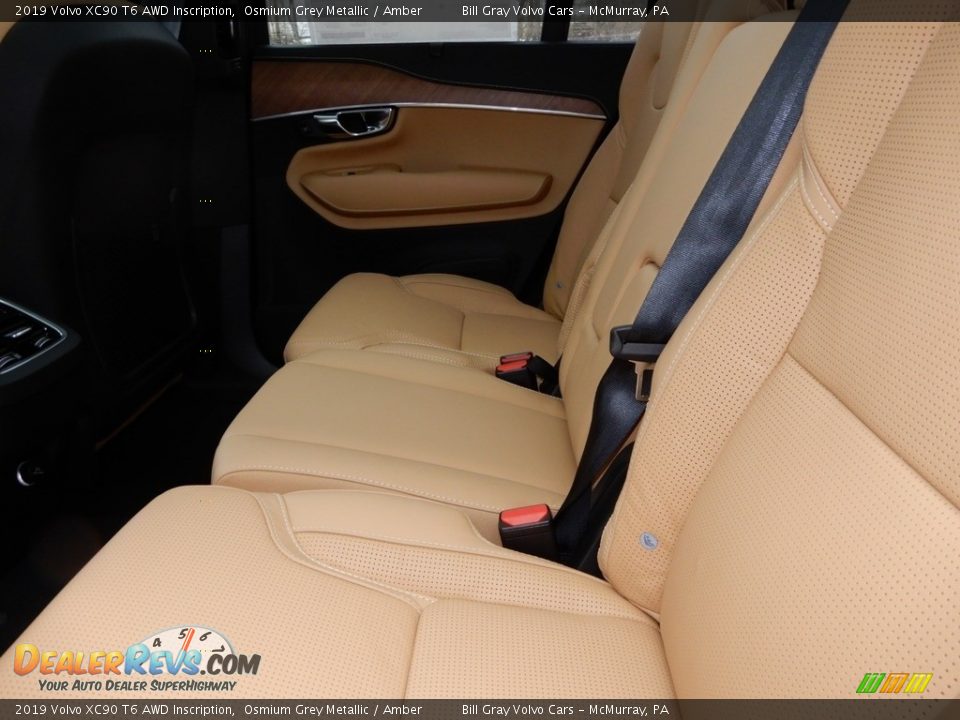 2019 Volvo XC90 T6 AWD Inscription Osmium Grey Metallic / Amber Photo #8