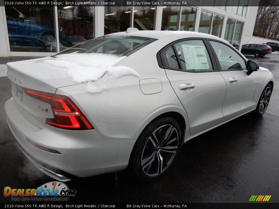 2019 Volvo S60 T6 AWD R Design Birch Light Metallic / Charcoal Photo #2