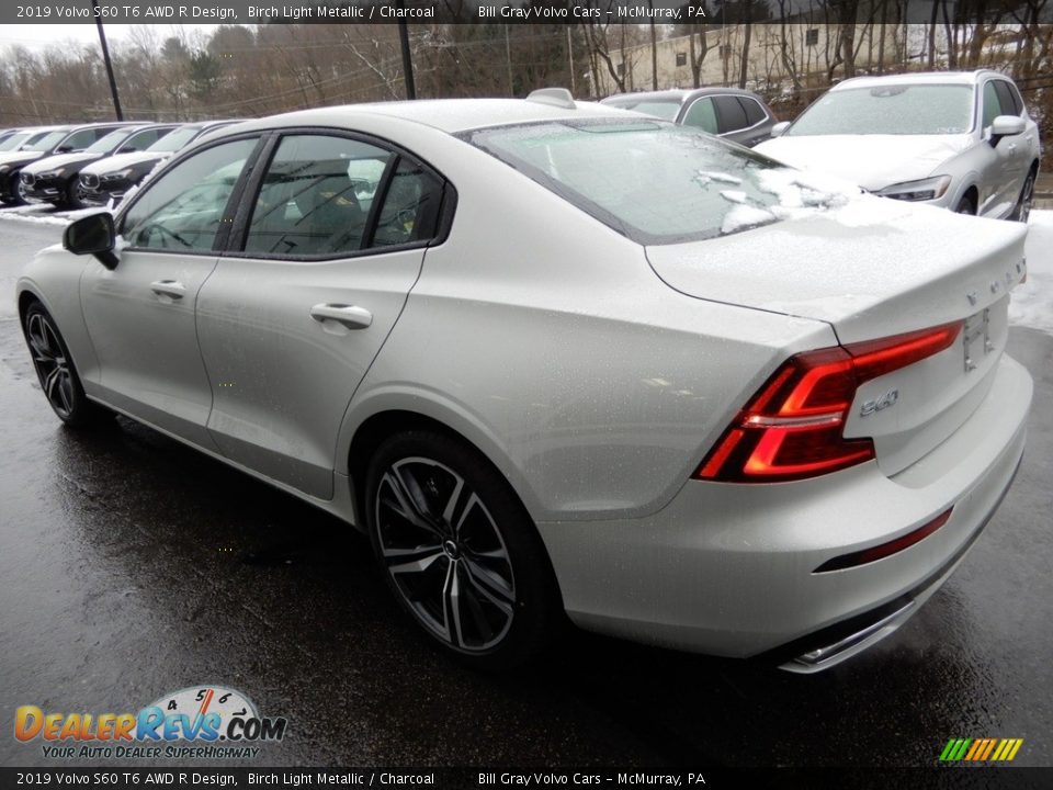 2019 Volvo S60 T6 AWD R Design Birch Light Metallic / Charcoal Photo #4