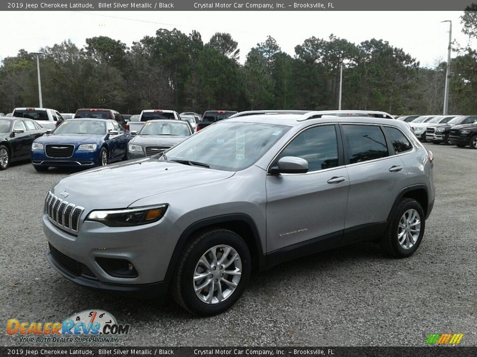 2019 Jeep Cherokee Latitude Billet Silver Metallic / Black Photo #1