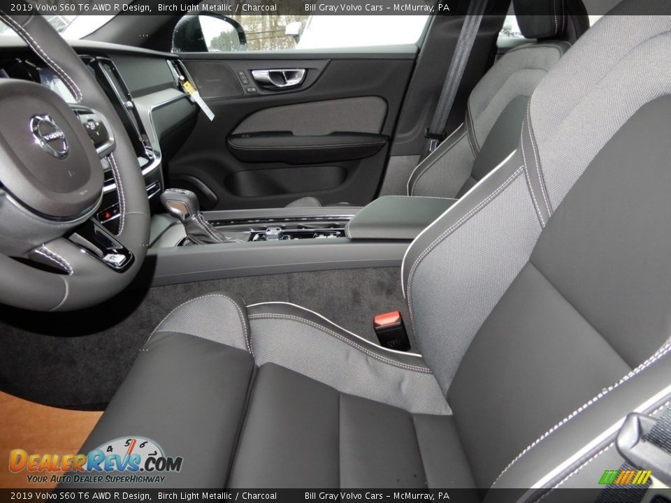 Front Seat of 2019 Volvo S60 T6 AWD R Design Photo #7