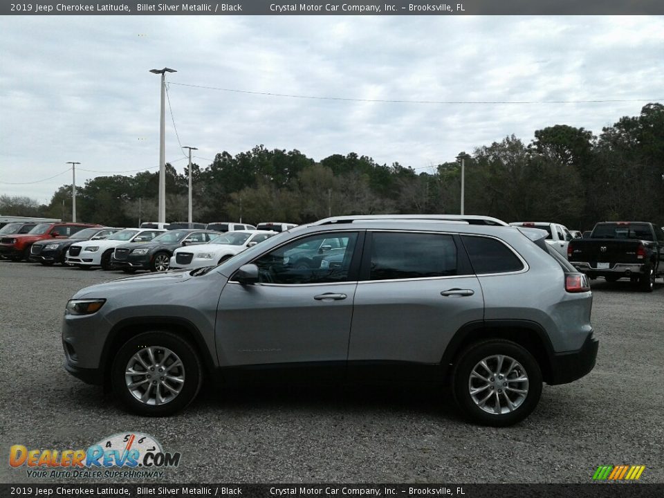 2019 Jeep Cherokee Latitude Billet Silver Metallic / Black Photo #2