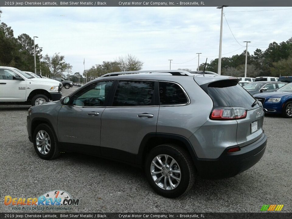 2019 Jeep Cherokee Latitude Billet Silver Metallic / Black Photo #3