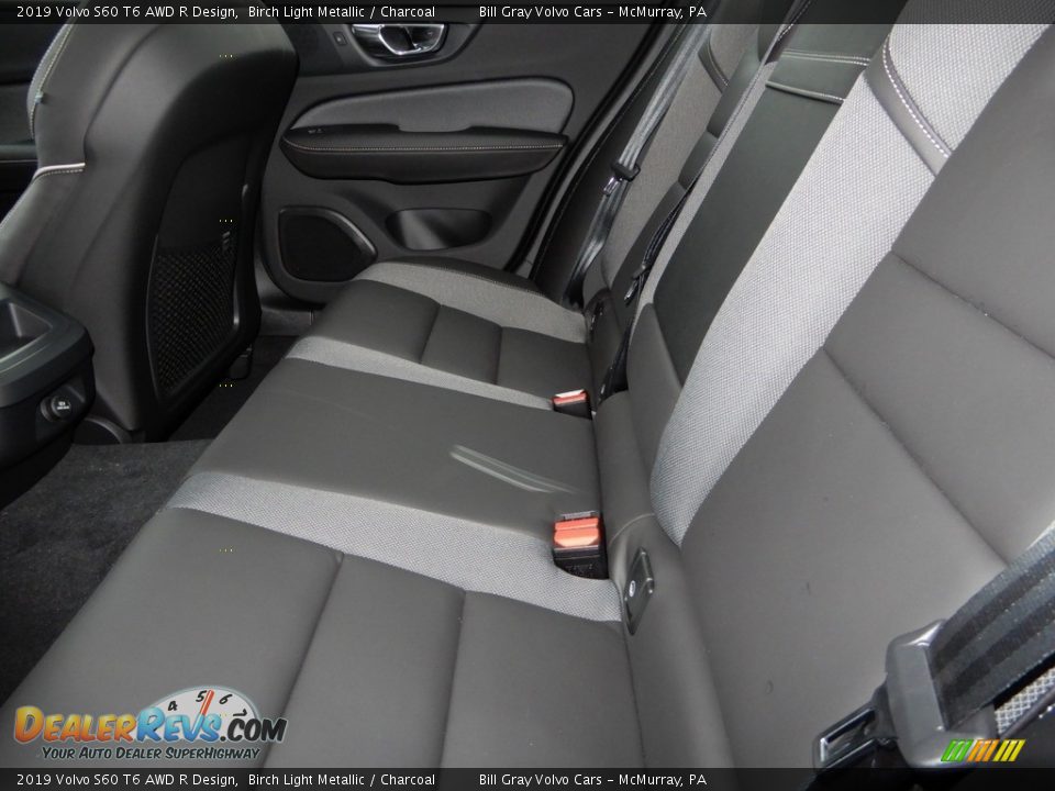Rear Seat of 2019 Volvo S60 T6 AWD R Design Photo #8