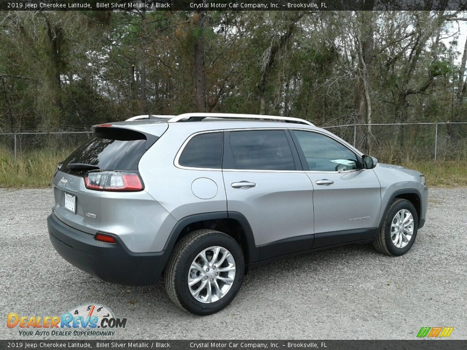 2019 Jeep Cherokee Latitude Billet Silver Metallic / Black Photo #5